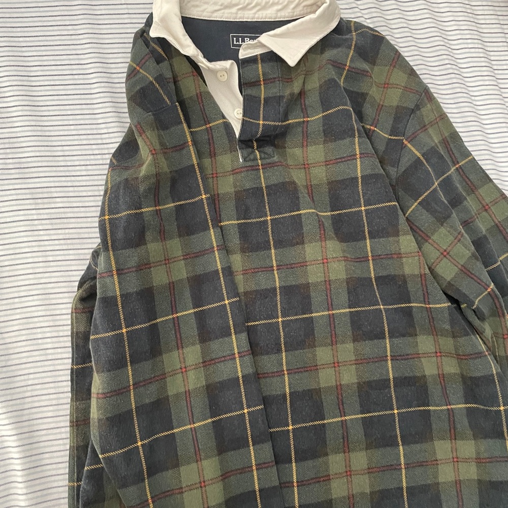 Vintage LL Bean polo long sleeve